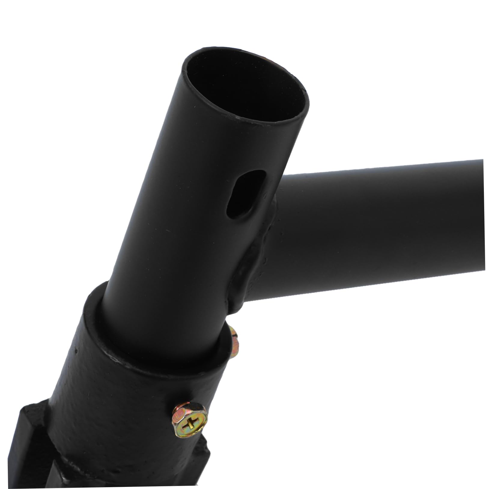 SHINEOFI Adaptador en Hierro Tubo Kit Ventilador de Techo para Negro Pie y Soporte Oscilante Verano Uso Industrial Decoracion