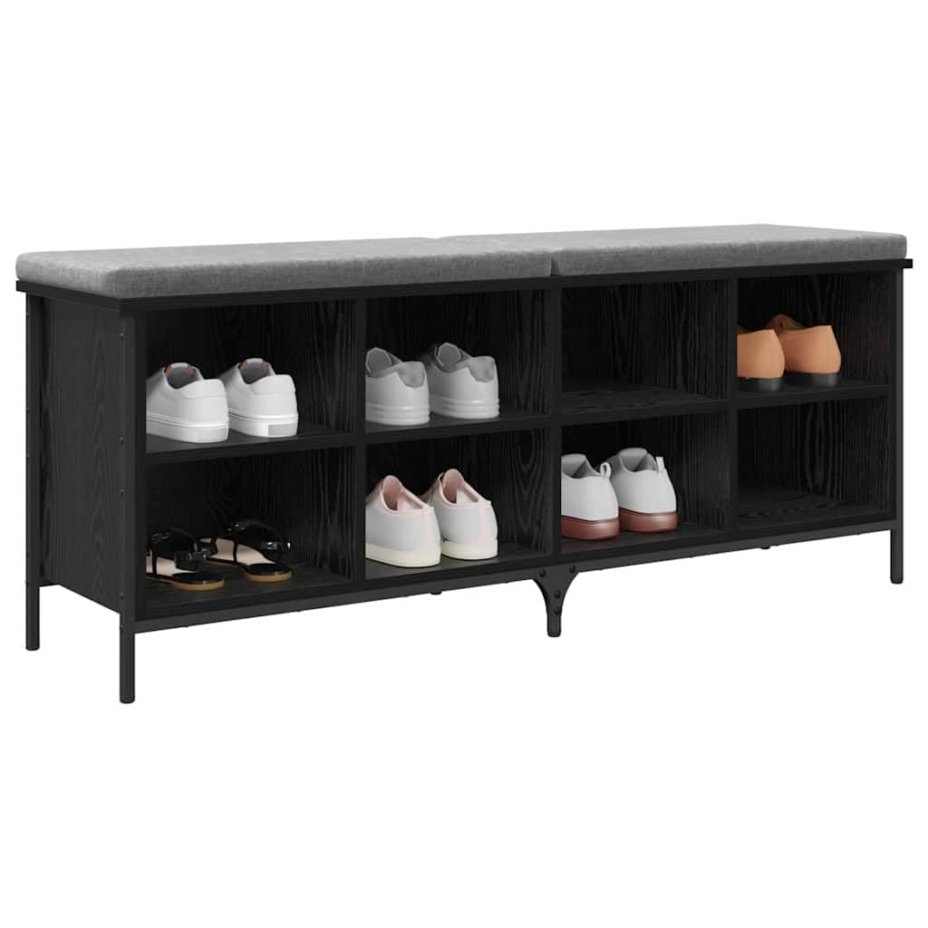 Szafka na buty 131 x 35 x 50 cm drewno inżynieryjne i żelazo