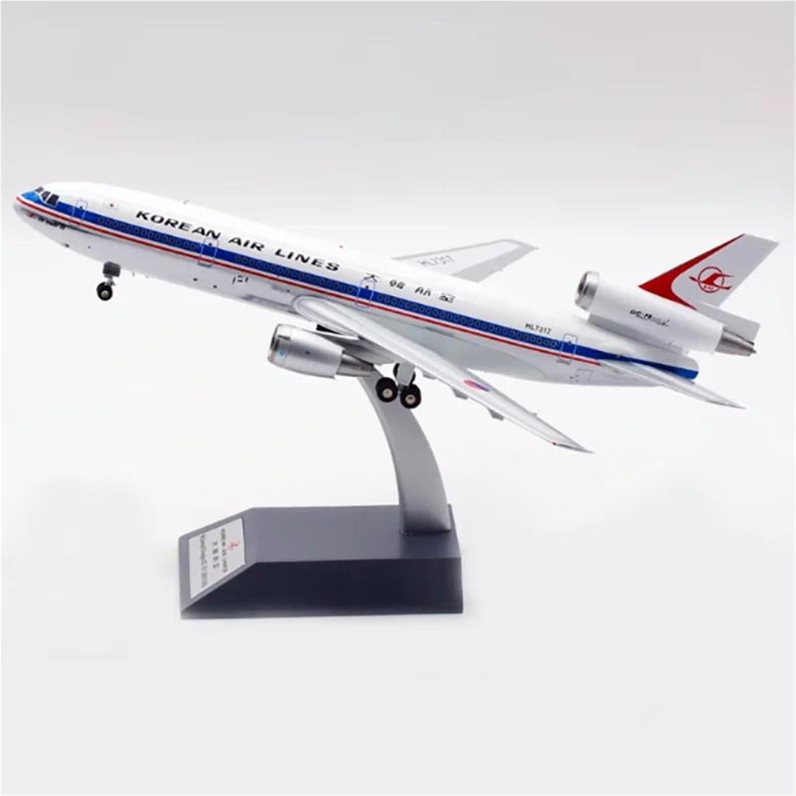 Repliki modeli samolotów Diecast samolot 1:200 dla koreańskiego powietrza McDonnell Douglas DC-10-30 HL7317 B-DC10-KAL-0122P skala Model samolotu miniaturowy model samolotu