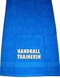 ShirtShop-Saar Handball Trainerin; Sport Handtuch, Royalblau