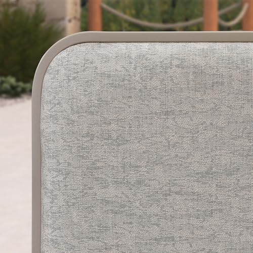 Image of PURPLE LEAF Patio Chaise Lounge with Cushion Outdoor Set of 2 Champagne