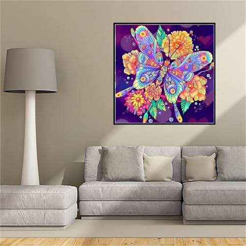 Diamond Painting 5D de Qualité Supérieure Strass Scintillants Motif Papillon