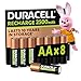 Produktbild Duracell Akku AA, wiederaufladbare Batterien AA, 8 Stück, Unsere Nr. 1 - längste Haltbarkeit pro Aufladung, vorgeladen [Amazon exclusive]