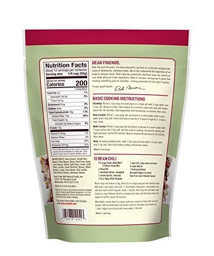 Image of Bob's Red Mill 13 Bean Soup Mix, 29oz (4 Pack)