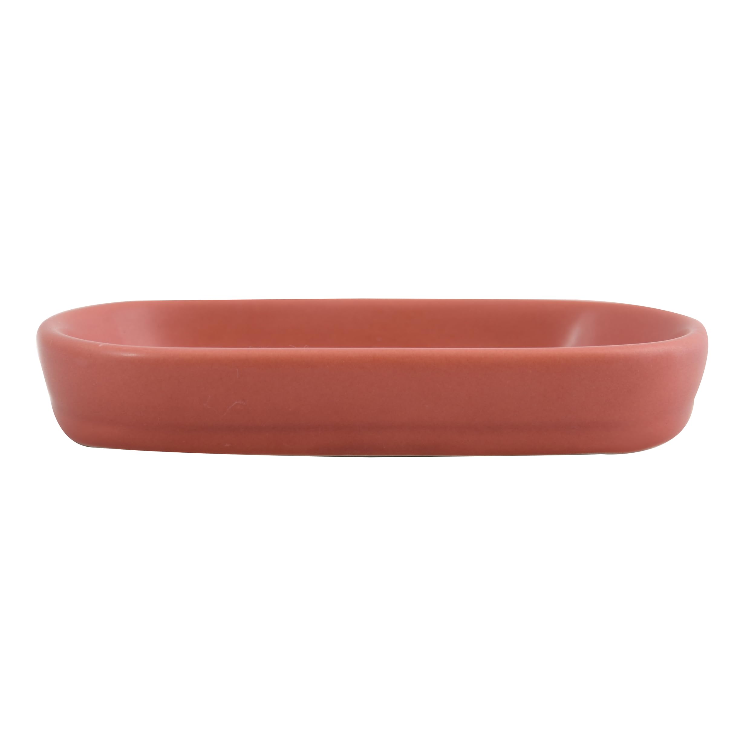 MSV Maonie Ceramic Soap Dish Matt Terracotta