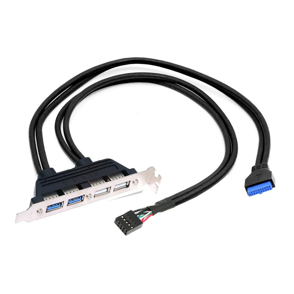 Amazon.co.jp: cablecc USB2.0 & USB 3.0 内部 4 メスマウントパネル