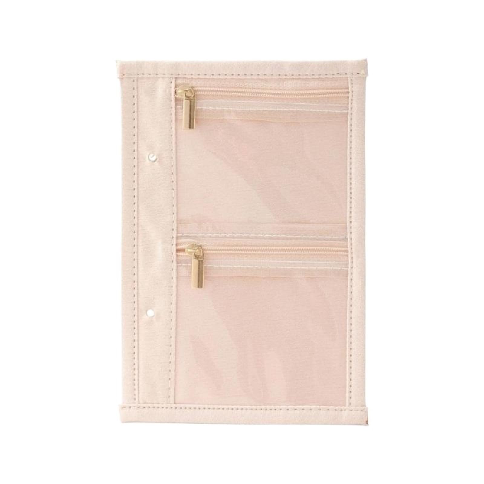 FDzkrtvm Transparent Jewelry Storage Book, 4 Pcs Jewelry Storage Bag Multi Compartments Secure ions(Two Frame)
