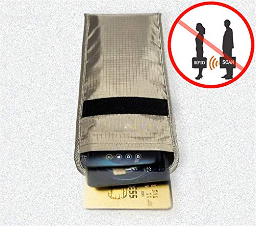 Egclj Security Pouch Faraday Bag Anti-Radiation Cell Phone Sleeve Signal Block Pouch Shield Emf 5G Protection Rf Gps Rfid Privacy Case Covers Smartphone Electronic Devices Anti-Tracking Wallet thumb #5