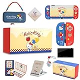 Kuitmor Switch保護ケース 10点セット Switchカバー　スイッチアクセサリ（収納ボックス、ゲーム機カバー、ゲームカードケース、スクリーンプロテクター、アナログスティクカバー）友達 誕生日 ゲーム好み プレゼント