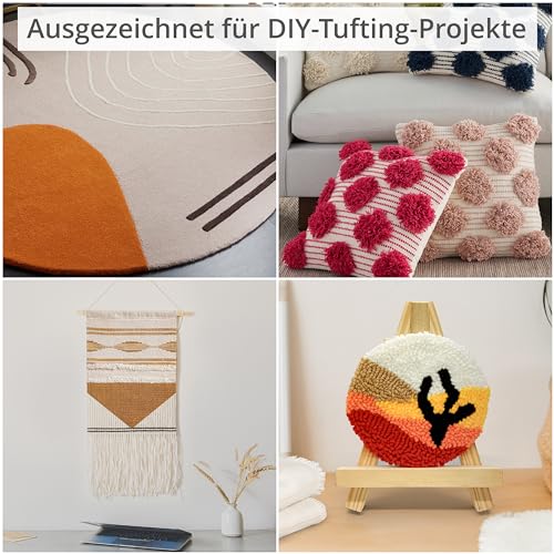 Winter Shore Tufting-Stoff 200 x 216 cm mit markierten Linien – Mönchsstoff für Teppich, Punch Needle & Stickmaschine – Bild 7