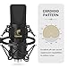 immagine 2Microfono a Condensatore XLR, TONOR Microfono Professionale Cardioid con Braccio T20, Supporto Antiurto, Filtro Pop per Registrazione, Podcasting, Voice Over, Streaming, Home Studio, YouTube (TC20)