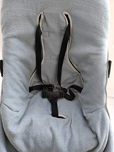 Chancelière universelle coton poussette Moon-Bebe marron haute qualité - 6
