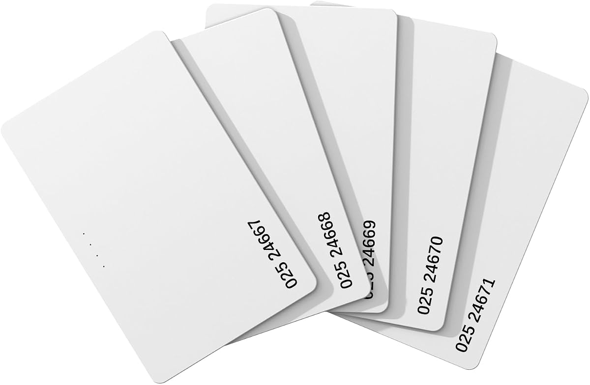 12 Pack 125khz writable rewrite Blank White T5577 T5567 T5557 Rewritable Rewrite Plastic RFID Proximity Card