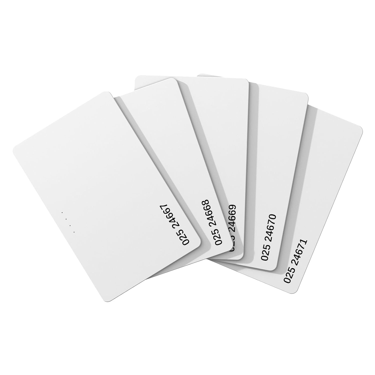 100 Pack 125khz writable rewrite Blank White T5577 T5567 T5557 Rewritable Rewrite Plastic RFID Proximity Card for ID Writer Copier Duplicate