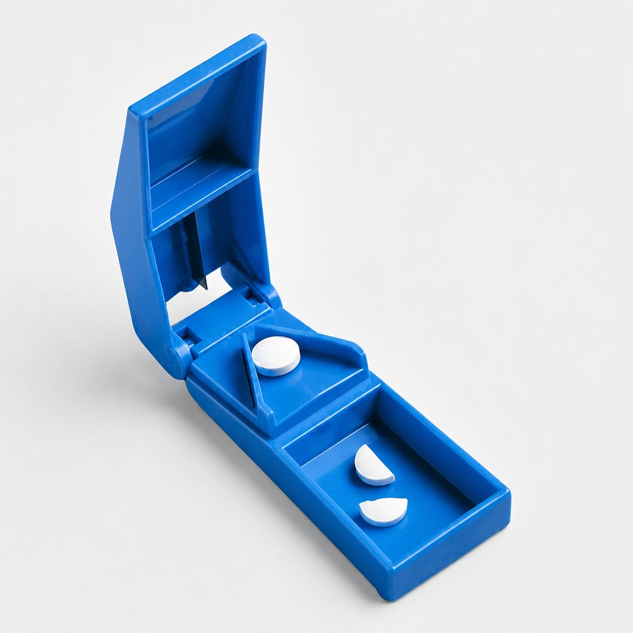 Medsor Impex Tablet Cutter | Pill Cutter To Split Pills Cutter with Storage,Small Pill Cutter, Medicine Cutter Pill Splitter for Small or Large Pills and Vitamins Tablets, Portable Pretty Pill Crusher for Pocket or Purse (Blue)-image-8