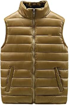 Men's Lightweightdown Cotton Vest Winter Outdoor Waistcoat
