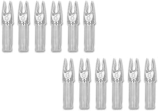 Carbon Express TCX Nock, Size .203 (Fits PileDrive Pass Thru Extreme 250 & 350), 12-Pack, Clear