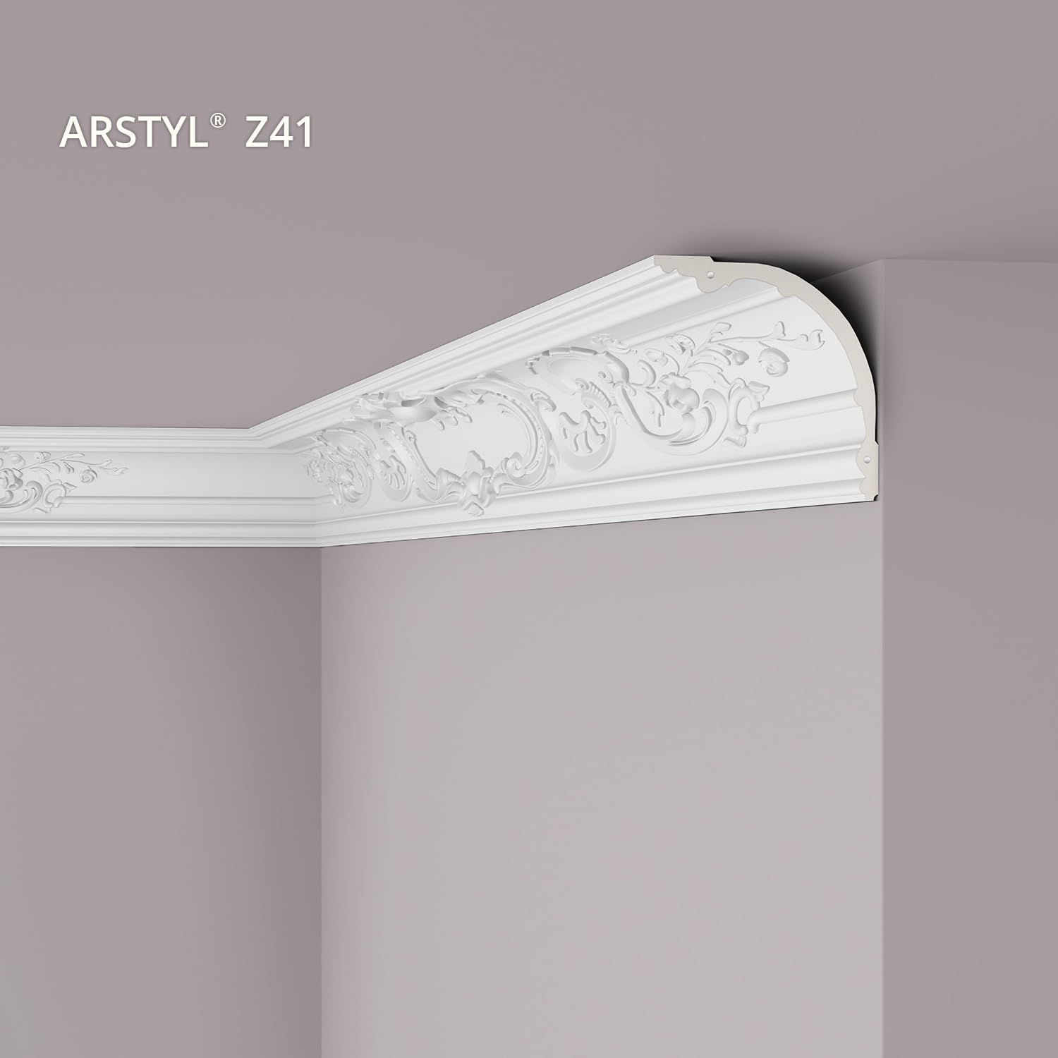 Z41 ARSTYL listwa sufitowa - 6 szt. (12 m) - 174 x 174 x 2000 mm - NOËL & MARQUET - marka NMC - poliuretan
