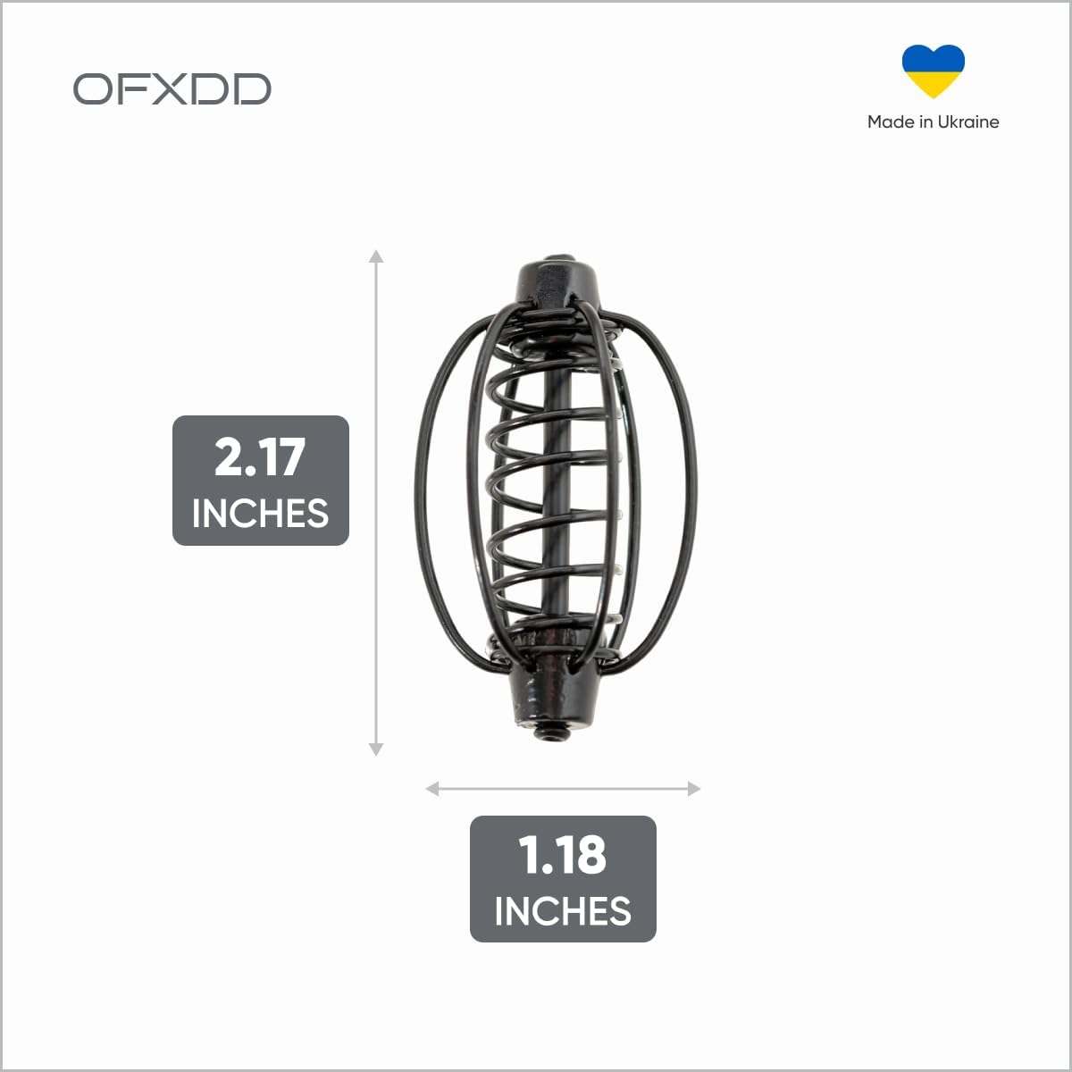 Carp Feeder 10 Pcs - Spring Fishing Feeder for Carp - Cage Carp Bait of Pumpkin Form, 20 g (0.7 oz) - Carp Fishing Equipment & Accessory