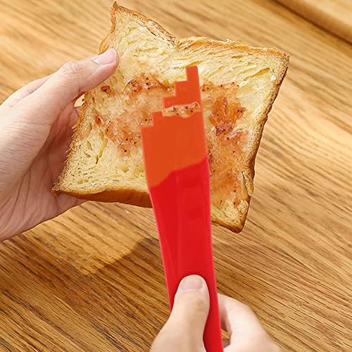 ASTER 4 Pieces Canning Kit-2 Pieces Magnetic Lid Lifter Canning Lid Lifter Kit,Magnetic Jar Lid Lifter (7 Inch) 2 Pieces Canning Bubble Popper Bubble Remover Canning Tools (Red)