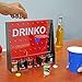Fairly Odd Novelties DRINKO Drinking Game - Social Shot Glass Party Fun for Groups & Couples - Multicolor, Glass Shots, Durable Board with Metal Pegs - The Ultimate Party Starter!
