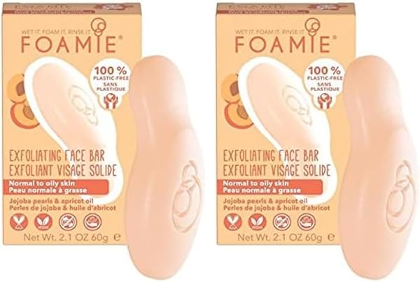 Foamie More Than A Peeling Yüz Temizleme Barı – Normal ve Yağlı Ciltler İçin Arındırıcı Etki (2 paketi)