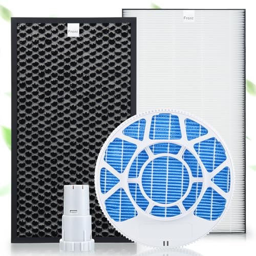 シャープ対応 空気清浄機 KC50シリーズ用の消耗品パック 空気清浄機 KC-H50 KC-G50 KC-F50 KC-J50 KC-L50 KC-N50 シリーズ用 加湿空気清浄機用 集じん フィルター FZ-D50HF+ 脱臭フィルター FZ-F50DF + 加湿 フィルター FZY80MF + イオンカートリッジ 4点セット