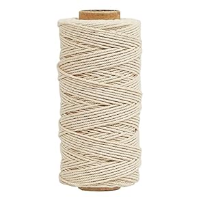 Tenn Well Bakers Twine, 328 Feet 3Ply Cotton Kitchen Twine Food Safe Cooking String for Tying Meat, Trussing Chickens…