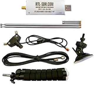 RTL-SDR Blog V3 R860 RTL2832U 1PPM TCXO HF Bias Tee SMA Software Defined Radio with Dipole Antenna Kit