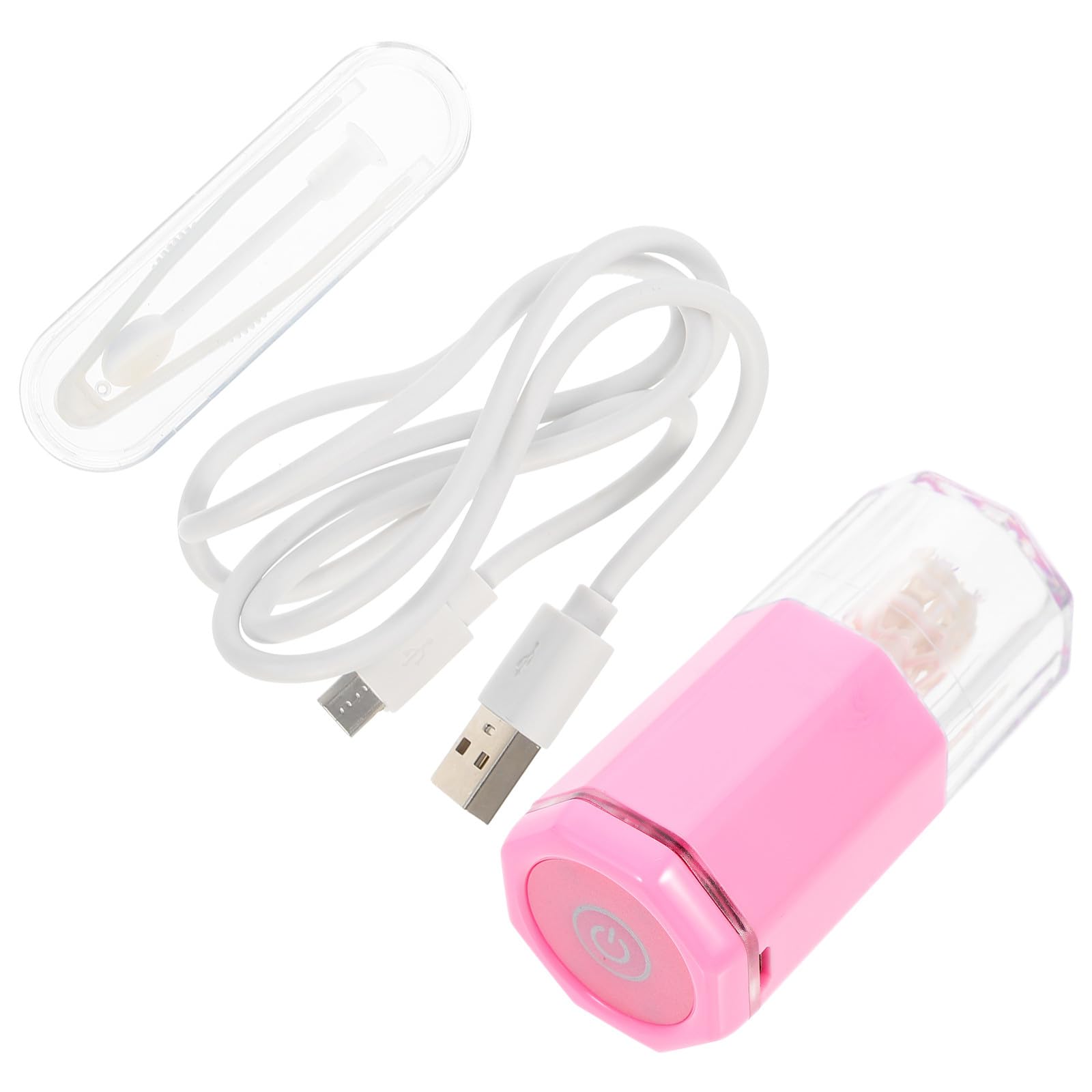 Ciieeo Pulitore Elettrico per Occhiali Reazione Elettrolisi Biologica, Portatile in Abs, Cavo USB per Uso Quotidiano in Ufficio