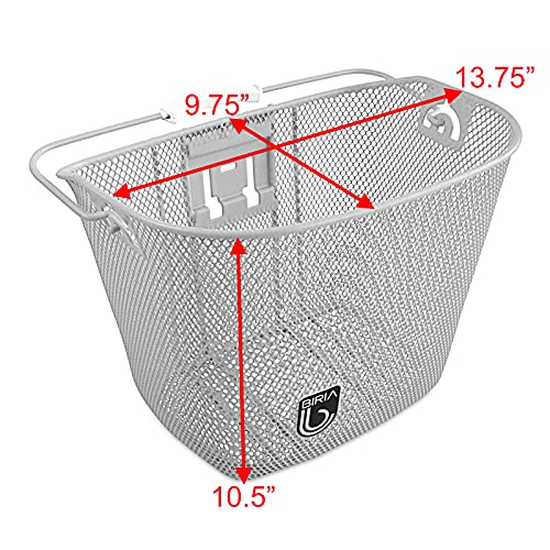 Biria 40501 Bicycle Basket Black With Bracket Front Quick Release Basket thumb #8