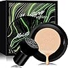 Air Cushion CC Cream Mushroom Head Foundation，Naturally Nude Makeup Concealer Mushroom Head Moisturizing Concealer，Mushroom Head Air Cushion CC Cream BB Cream Beauty Moisturizing (03# Nude Color)…