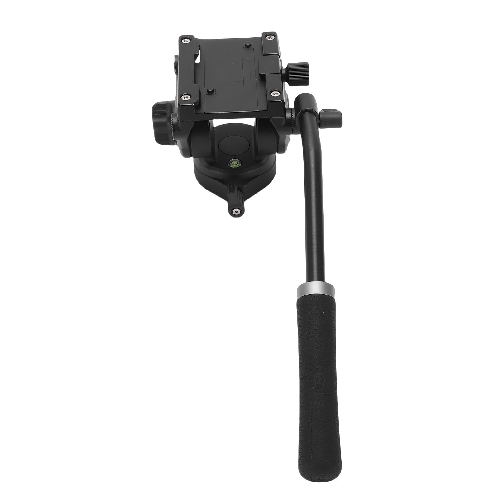 ASHATA Treppiede per Videocamera Testa con Trascinamento per Videocamere DSLR, Treppiede in Alluminio Resistente con Testa Panoramica, Ideale per la Fotografia di Vlogging