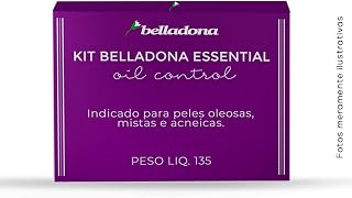 Kit Belladona Essentials Oil Control - 5 produtos com caixa gaveta
