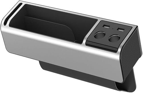 Tumecos Relleno de espacio para asiento de automóvil con USB organizador de espacio para asiento de automóvil universal para teléfono llaves