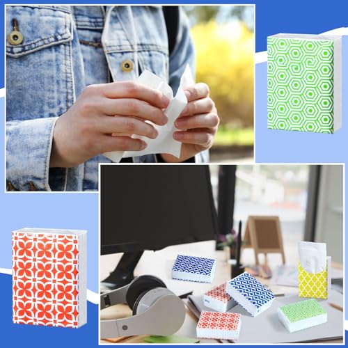 Image of Yinder 120 Pack Pocket Tissues Travel Size 3 Ply Facial Paper Bulk