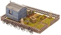 Faller FA180490 - Schrebergarten mit Bauwagen, 13.9 x 3.7 x 22.4 cm, Blau