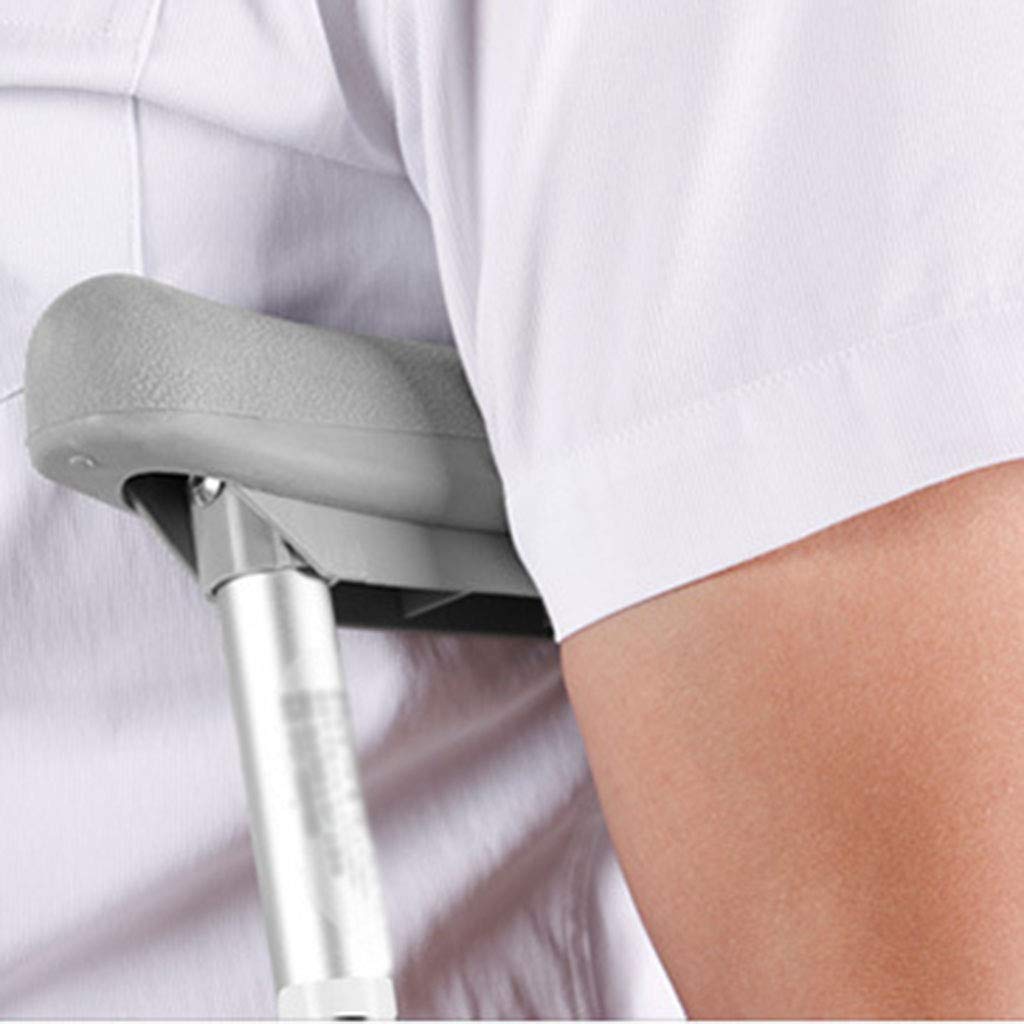 Coppia di stampelle in Alluminio Leggero, stampelle a ascelle Regolabili per pazienti con disabili Anziani, Durevole Camminata in Ospedale casa Esterna prospera