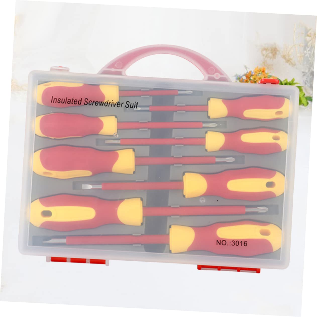 Kit Di Cacciaviti Isolati in Acciaio -vanadio Set Di Utensili Manuali Di Precisione Per Elettricisti Leggero e Portatile
