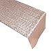 AMAZLINEN 14" x 108" Premium Quality Glitz Sequin Table Runner For Wedding And Event, Champagne Blush