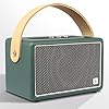 Vintage Bluetooth Speaker, KONEX 40W Leather Portable Wireless Speaker, Bluetooth 4.2 Heavy Bass Music Player, 20H Long Playtime, Outdoor Speaker for Home, Office, Party, Gift for Friend