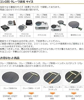 プロ仕様！クレープ屋さんのセット　35センチ鉄板✖️厚さ6ミリ プロ仕様！クレープ屋さんのセット 35センチ鉄板✖️厚さ6ミリ