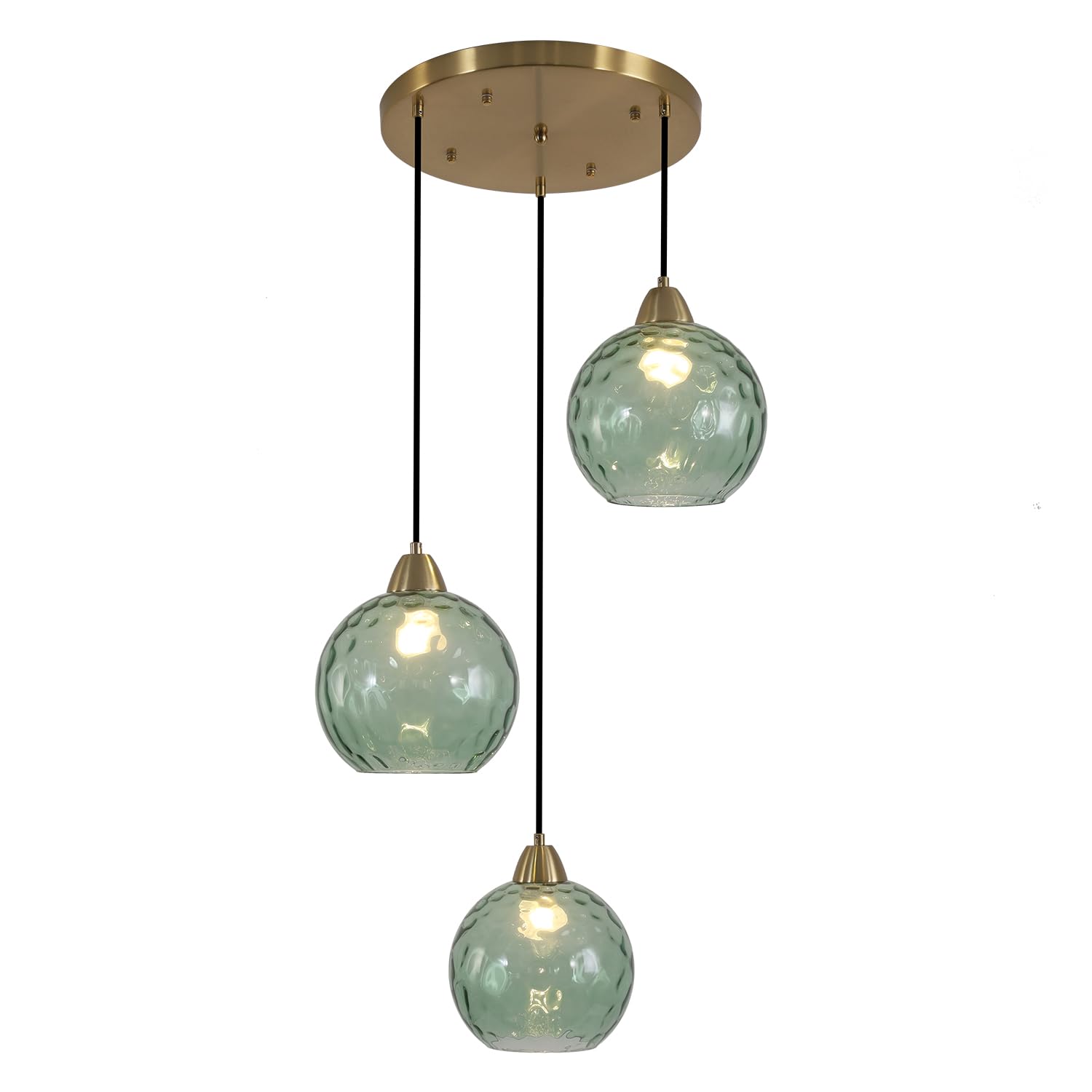 3 In 1 Large Glass Pendant Light Fixtures, Blue E26 E27 Chandelier Mid Century Modern Chandelier Ribbed Blown Glass Globe Shade Hanging Light Ceiling Light For Living Room Restaurant Bar 3 In 1 Large Glass Pendant Light Fixtures, Blue E26 E27 Chandelier Mid Century Modern Chandelier Ribbed Blown Glass Globe Shade Hanging Light Ceiling Light For Living Room Restaurant Bar