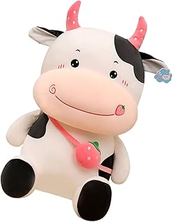 Gogogmee 1Pc Ano Do Boi Brinquedo De Pelúcia Bichos De Pelúcia Almofadas De Carro Boneca De Pelúcia De Vaca De Pelúcia Adorno Ano De Boi Boneca De Pelúcia Vaca Estatueta De Natal Tecidos