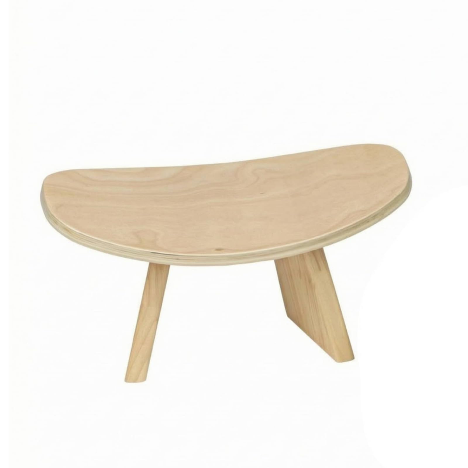 harayaa Tabure Meditación Bajo | Altura bajo Minimalista, Banco para Arrodillarse, Portátil, Mueble, Casa, Madera, M