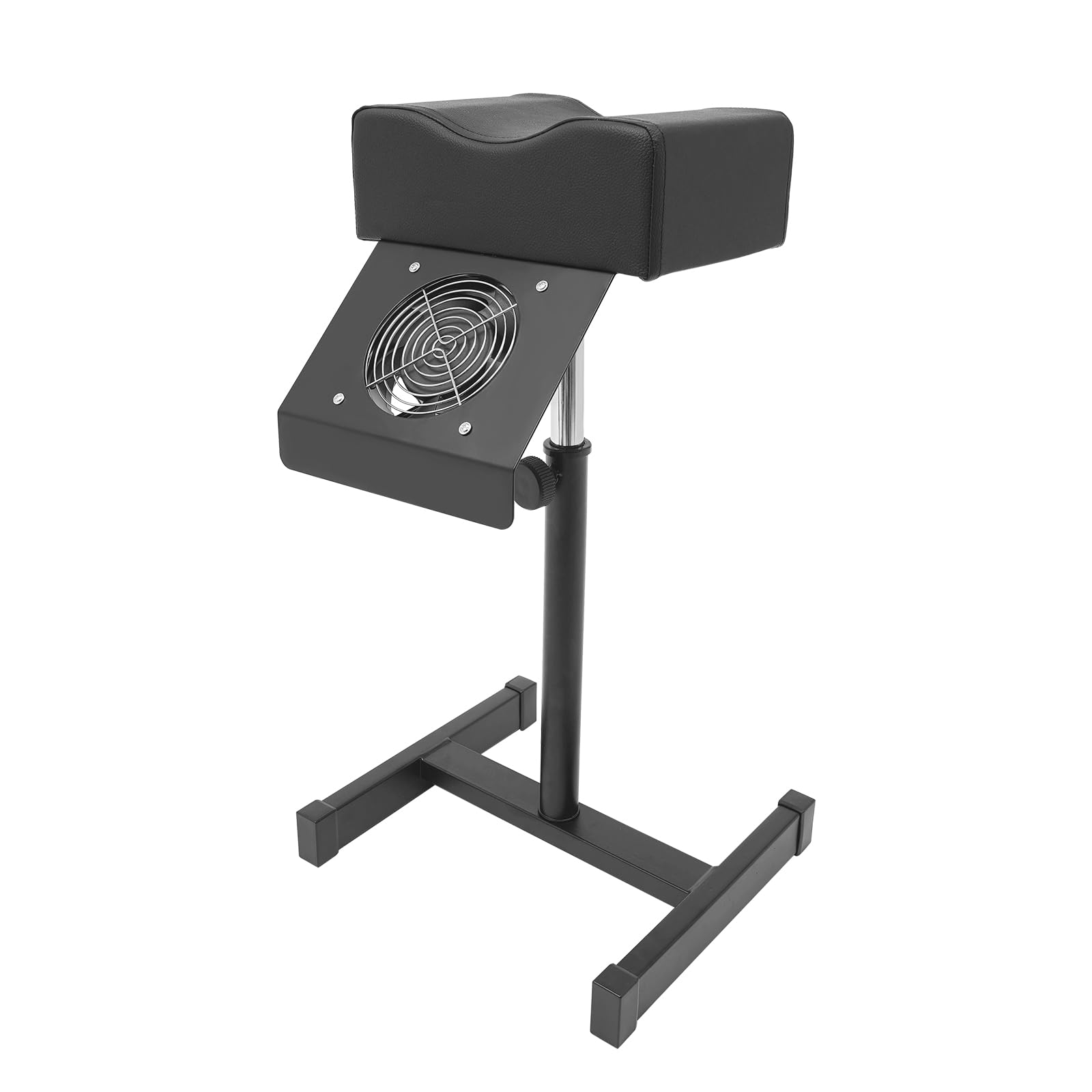 Taburete de pedicura, Altura Ajustable Pedicura Silla de Cuidado de Pies Taburete con Ventilador de Limpieza de Polvo, Reposapiés Manicura para Salón Spa Equipo, Salón de Belleza y Salón de