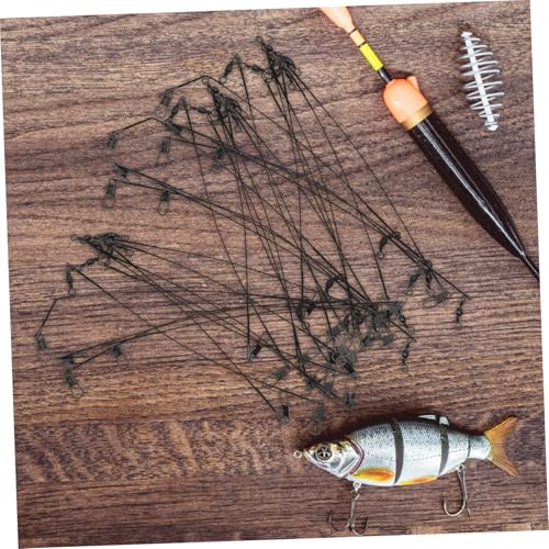 SUPVOX 50 piezas líderes de pesca resistentes de nylon miniatura 6