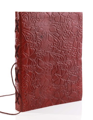 storeindyaSTORE INDYA Exotic Hand Embossed Leather Journal | Leather Journal Writing Notebook diary diaries for girls women men Hardcover Executive Notebooks Personal Organizers | Leather Diary Blank Journal Notebook