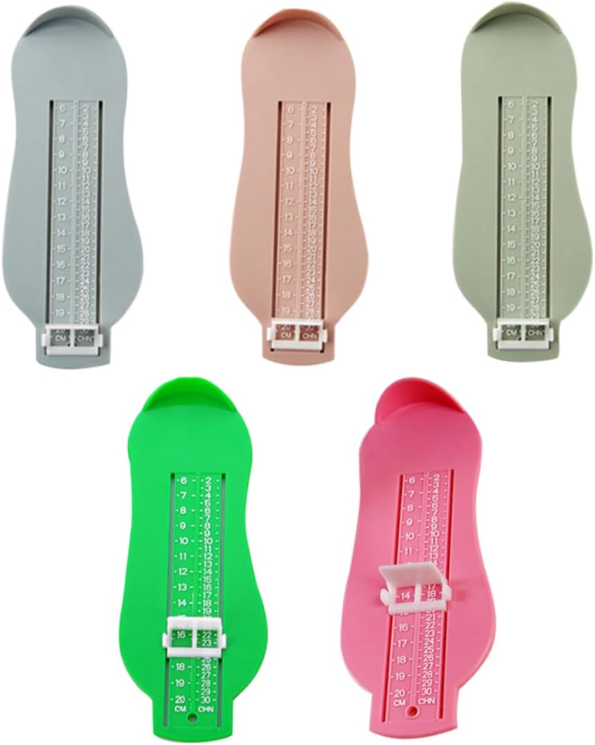 VANZACK 5pcs Boys and Girls Foot Measurement Device Shoes Measuring Gauge for Boy Girl Foot Gauge