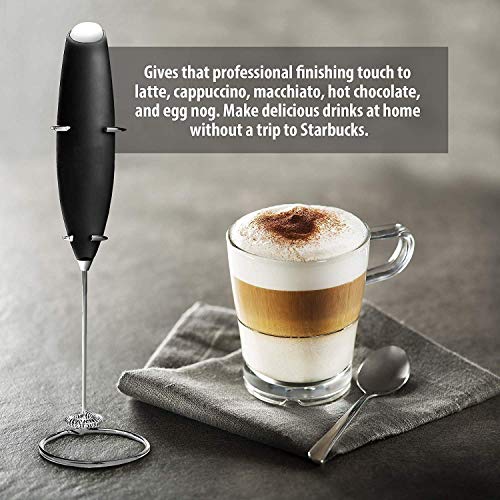 Image of FIRSTMILE Coffee Frother Electric Coffee Maker Machine for Home, Office & Cafe Electric Coffee Frother Machine & Milk Whisker with Dual Spring
